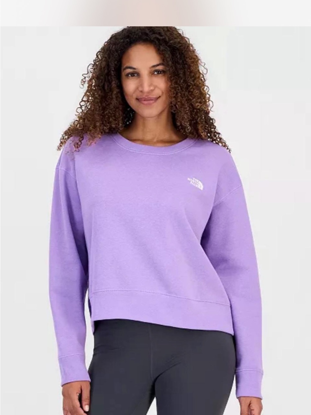 The North Face Lavender Crewneck Sweatshirt